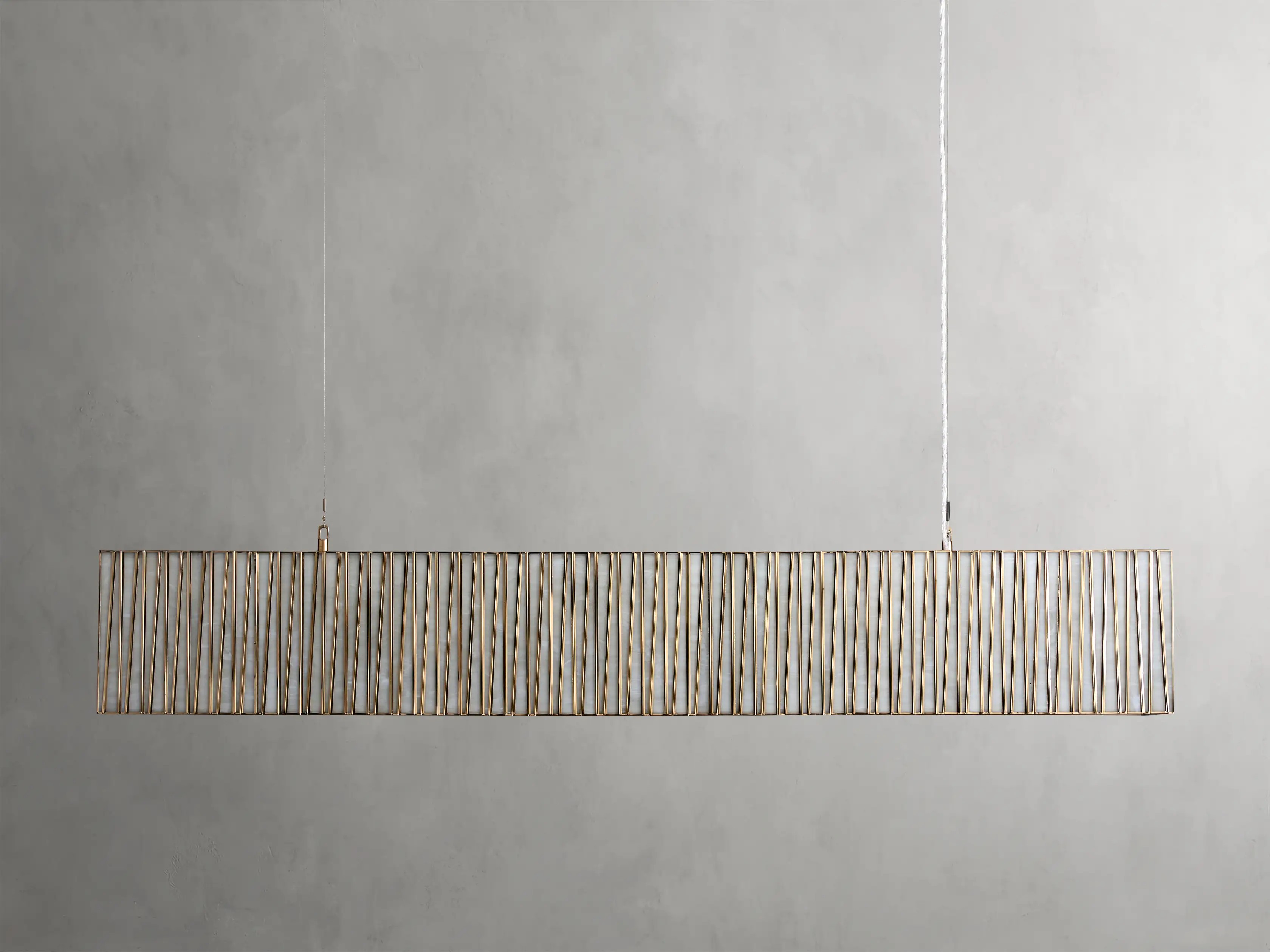 Junit Glass Rectangular Chandelier