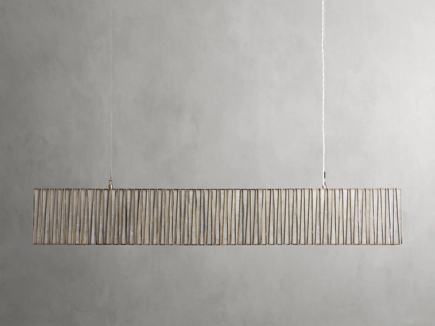 Junit Glass Rectangular Chandelier