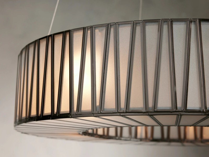 Junit Glass  Round Chandelier