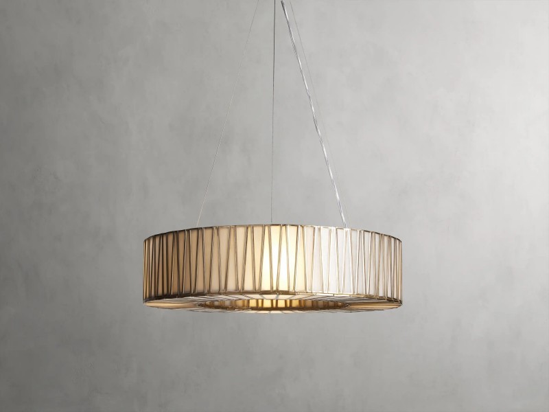 Junit Glass  Round Chandelier