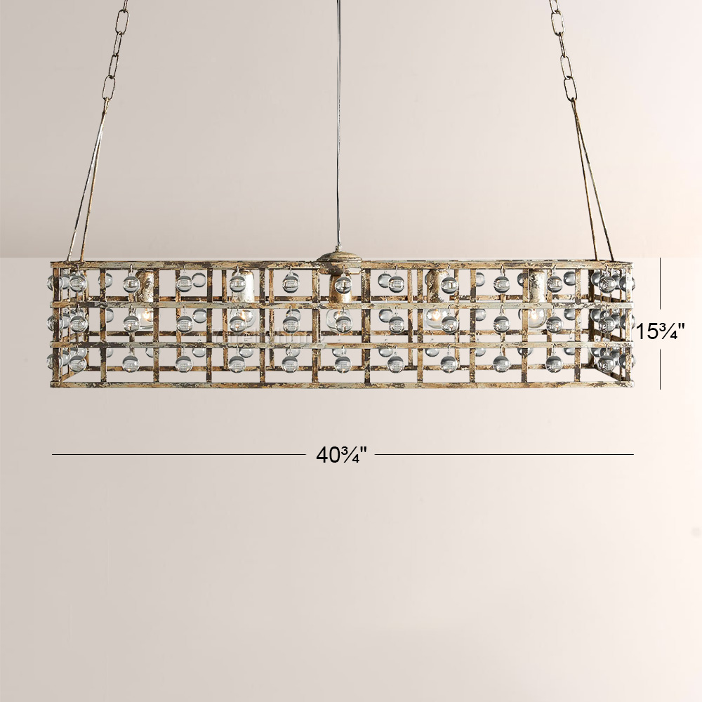 La Cage Rectangular Chandelier