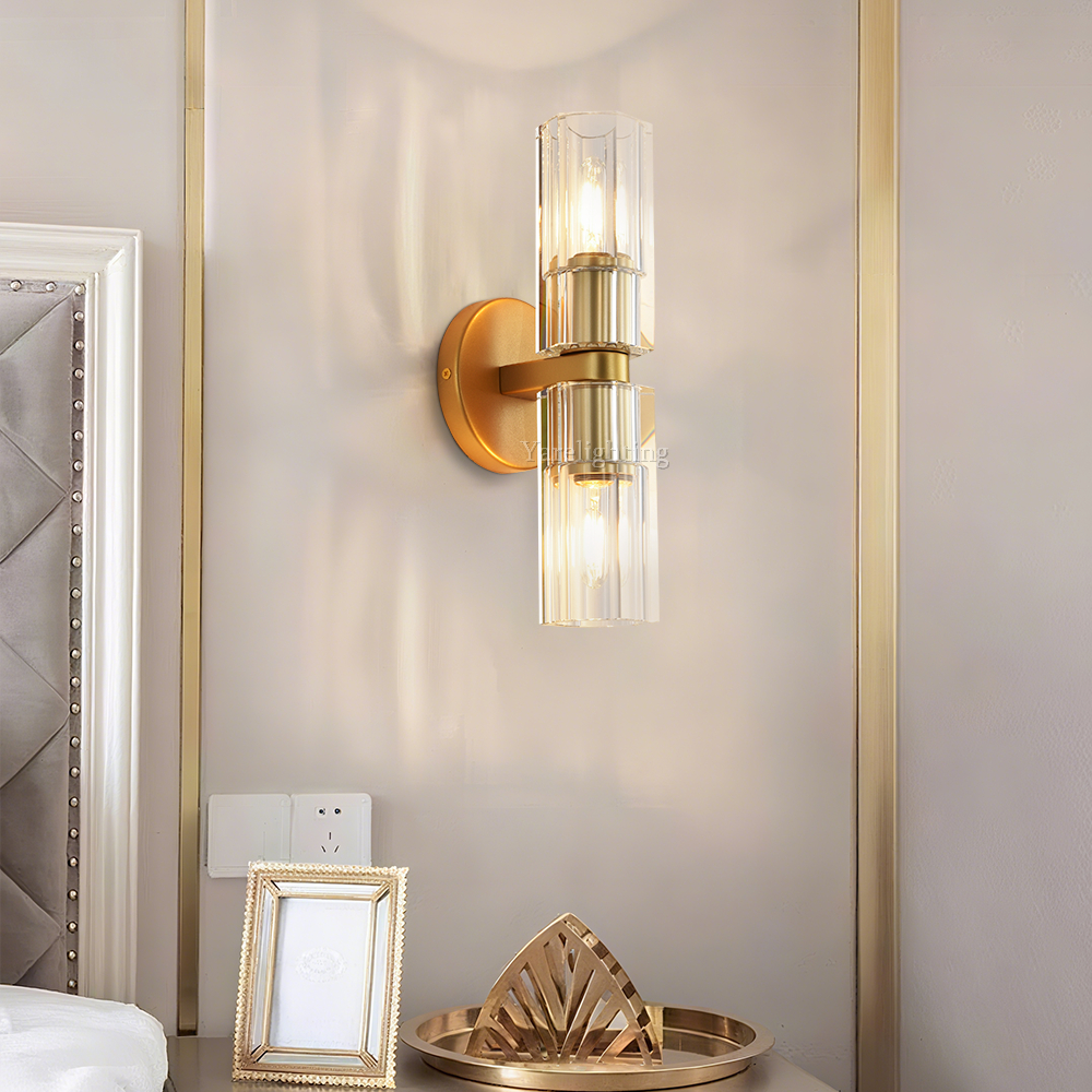Brach Crystal Linear Sconce