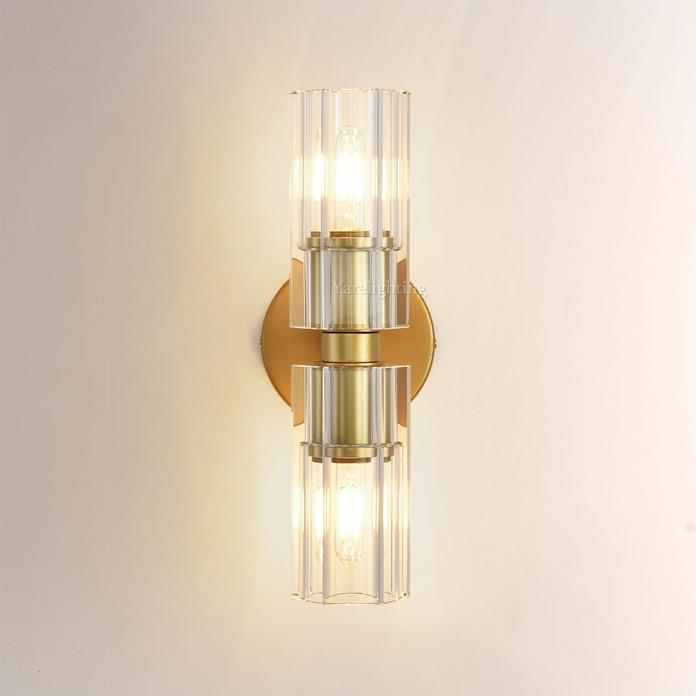 Brach Crystal Linear Sconce