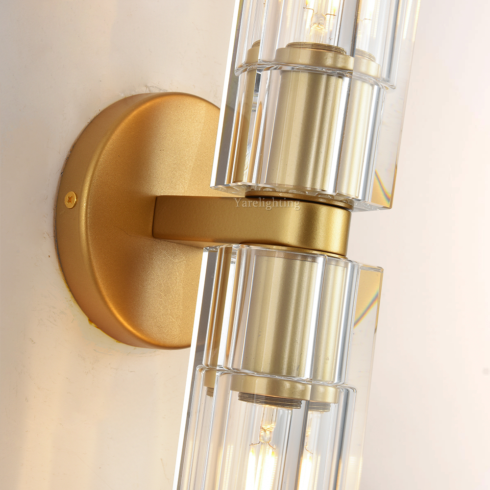 Brach Crystal Linear Sconce