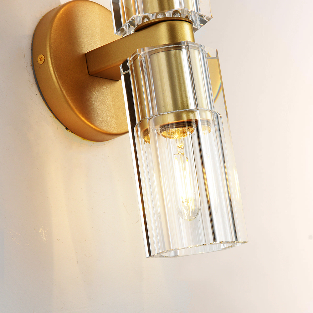 Brach Crystal Linear Sconce