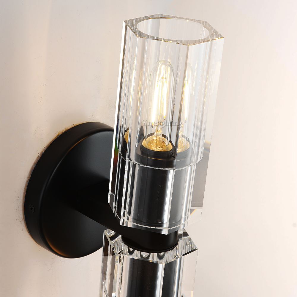 Brach Crystal Linear Sconce
