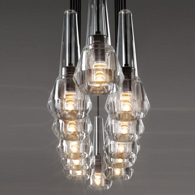 Microphone Linear Crystal Chandelier – Yarelighting