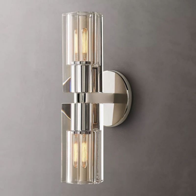 Brach Crystal Linear Sconce