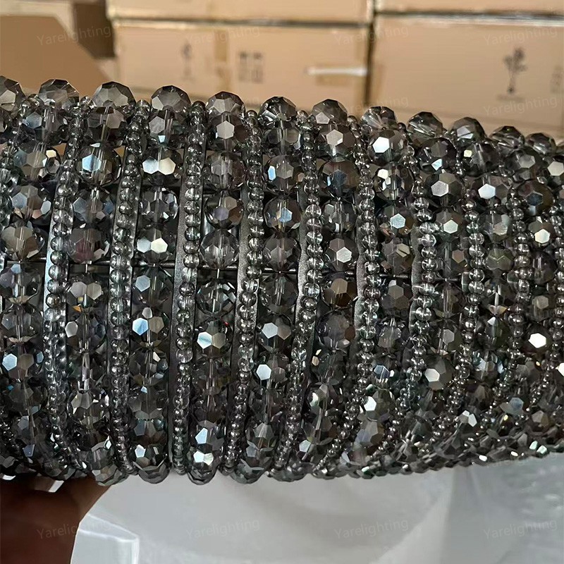 Lora Crystal Round Chandelier 41"