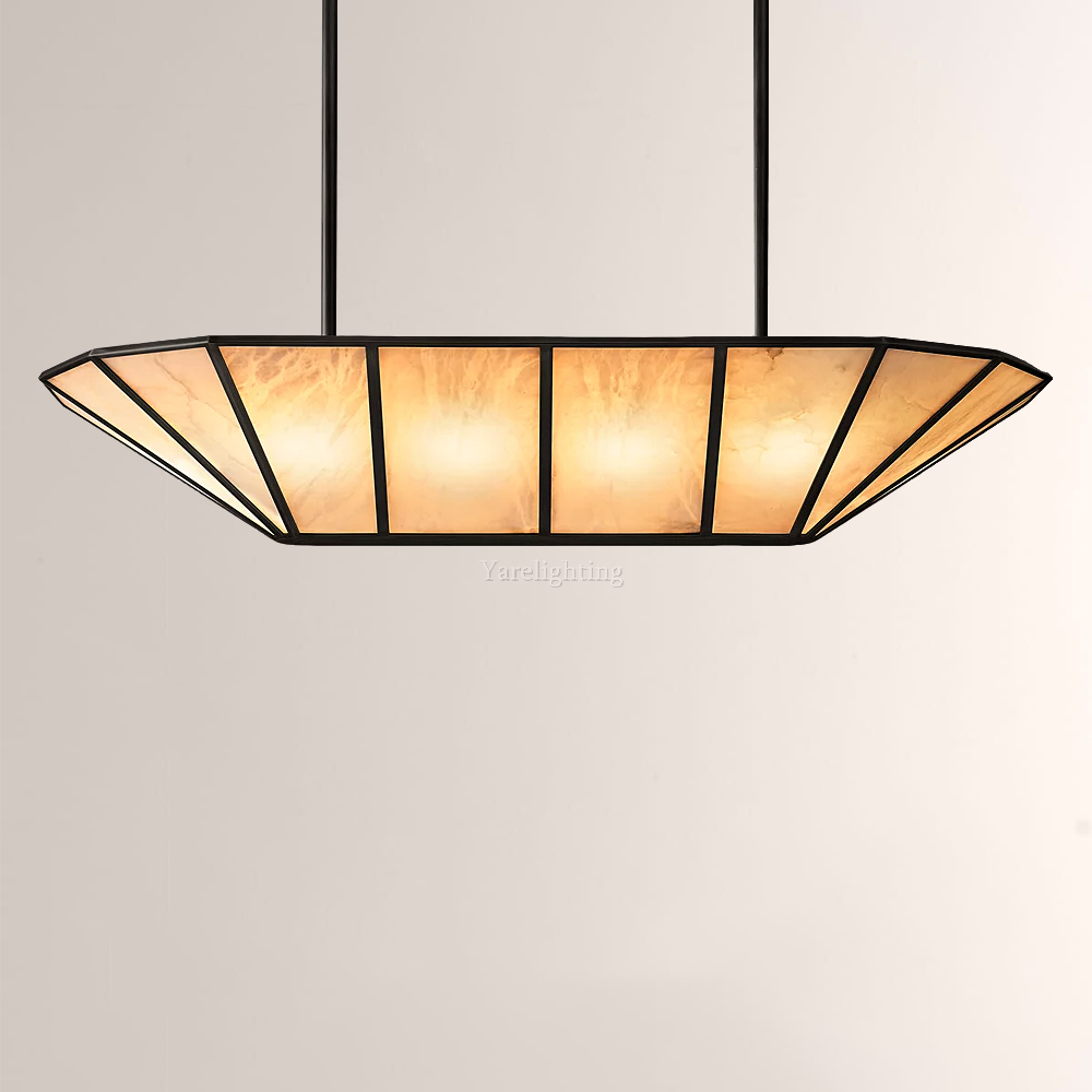 Lucy Linear Chandelier 52",High Ceiling Chandelier,Living Room Chandelier