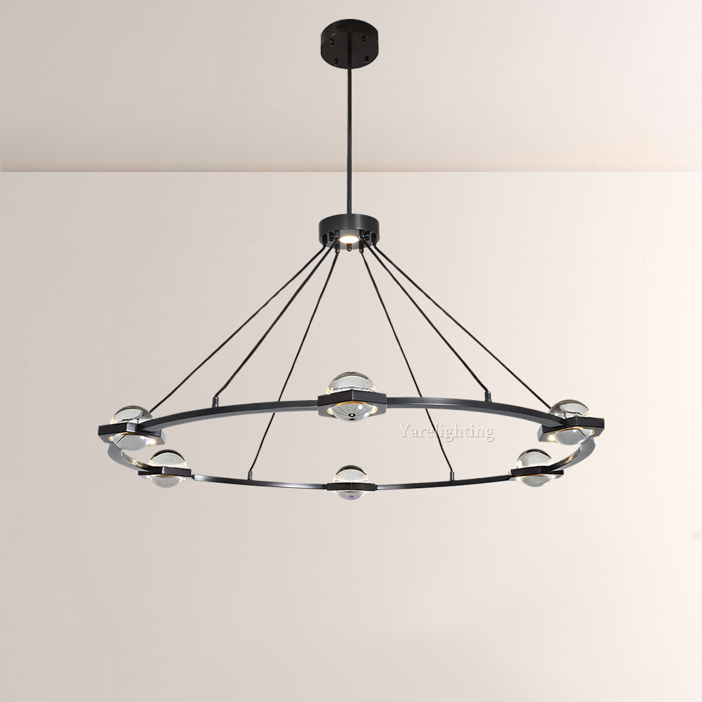 Cosmos Crystal Ball Round Chandelier 60"