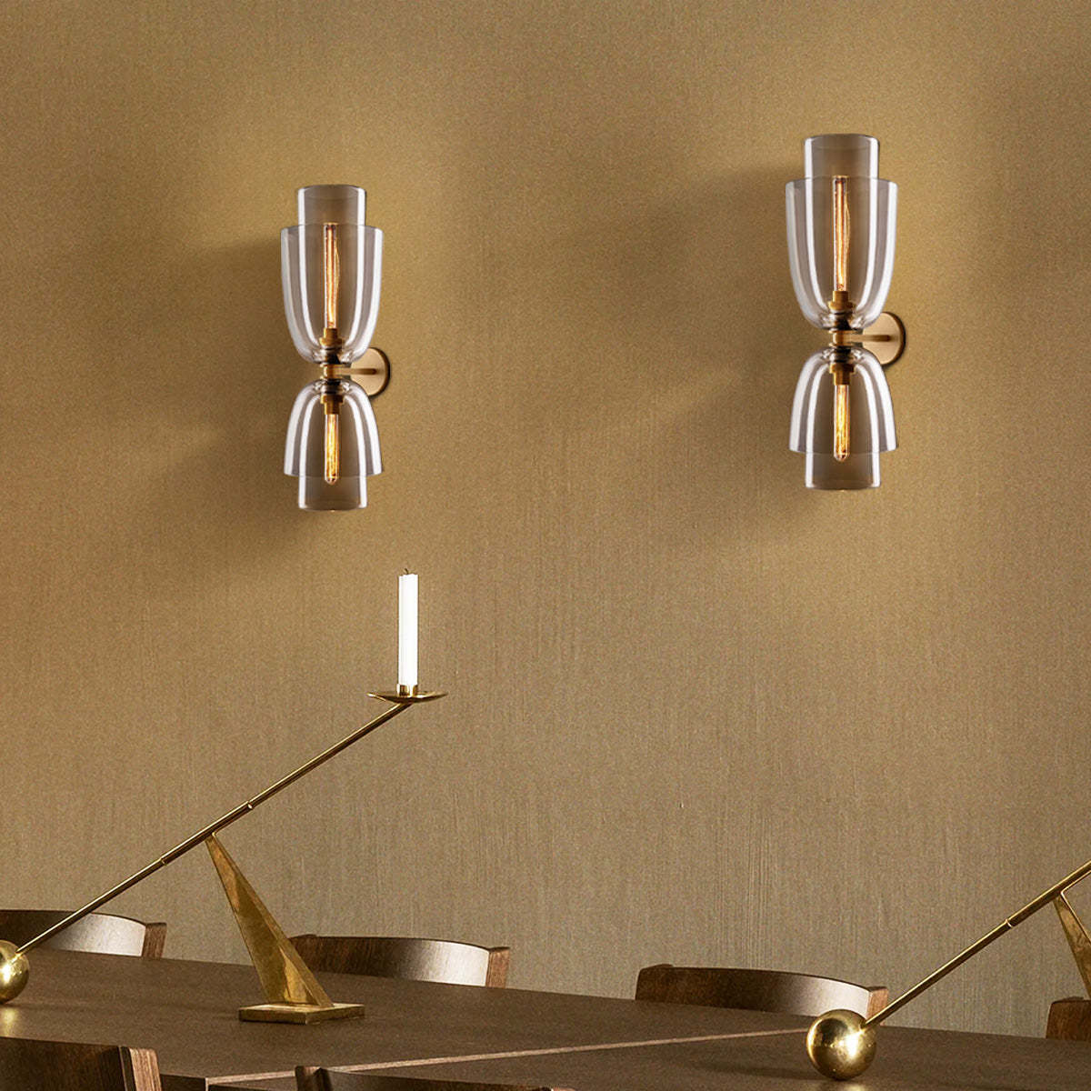 Blum Glass Cloche Grand Sconce