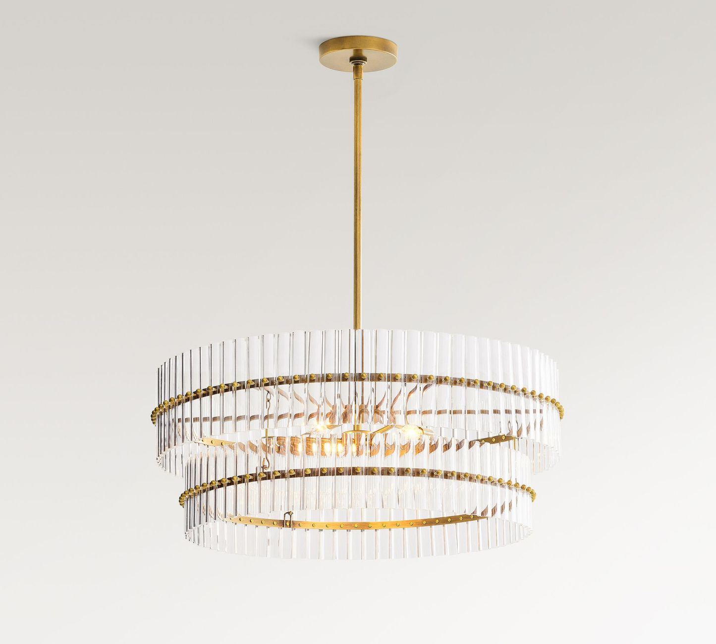 Marlly Glass Round Chandelier,Dining Room ,Living Room Chandelier