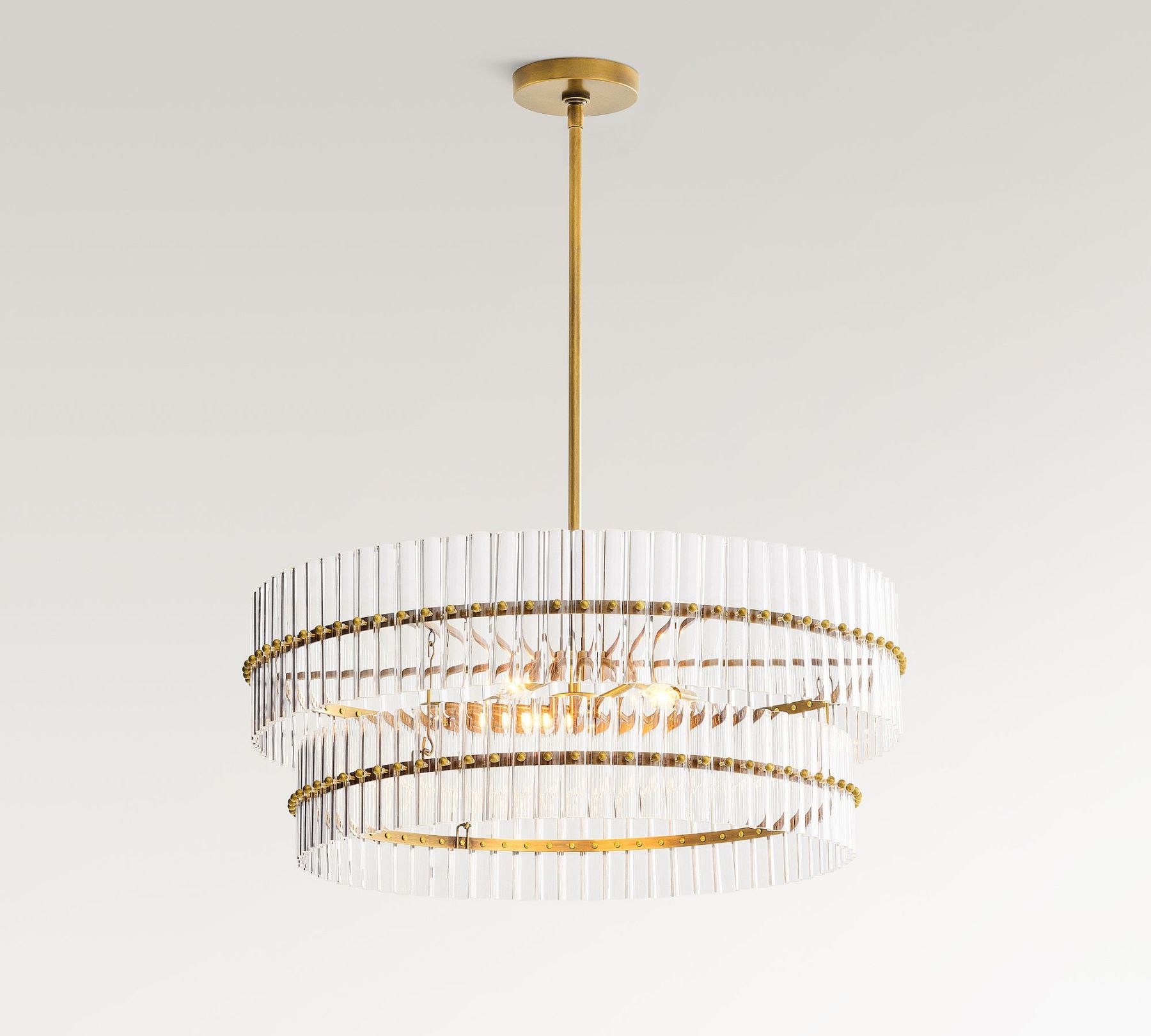 Marlly Glass Round Chandelier,Dining Room ,Living Room Chandelier