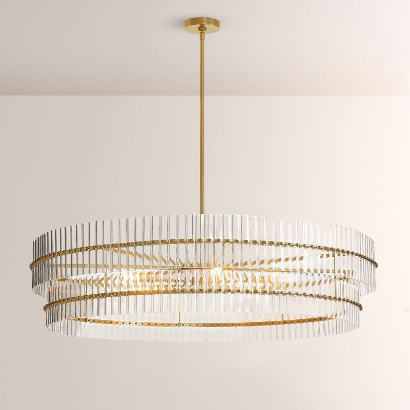 Marlly Glass  Round Chandelier