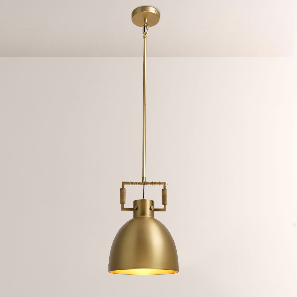 Miranda Brass Cloche Pendant  10″ 14″ 18″