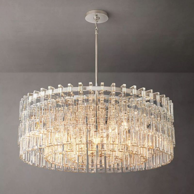 Mia Crystal Round Chandelier 36"