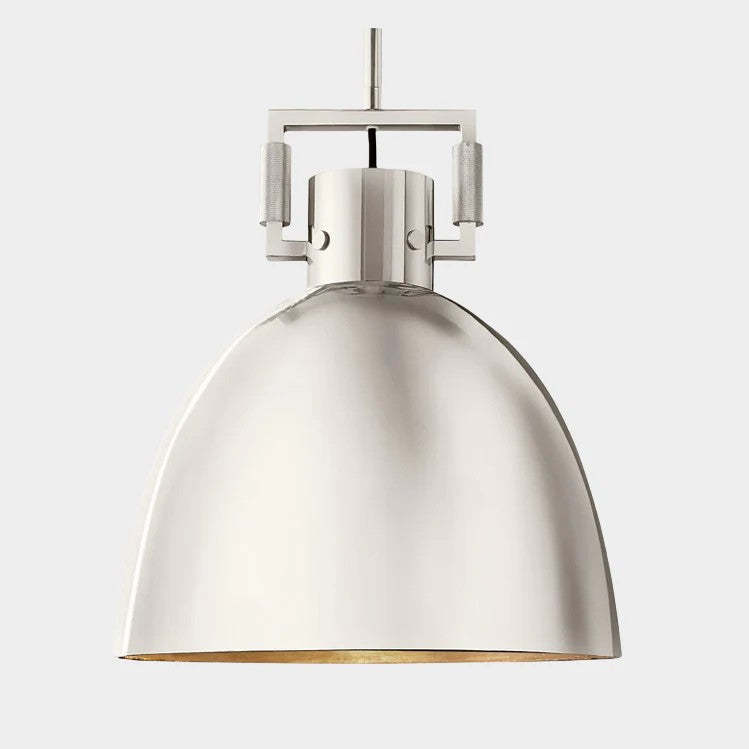 Miranda Brass Cloche Pendant 10″ 14″ 18″ island living room