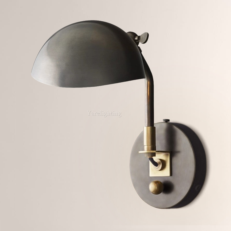 Convexo Modern Brass Wall Sconce,Gold Wall Sconces,Bedroom Wall Sconces