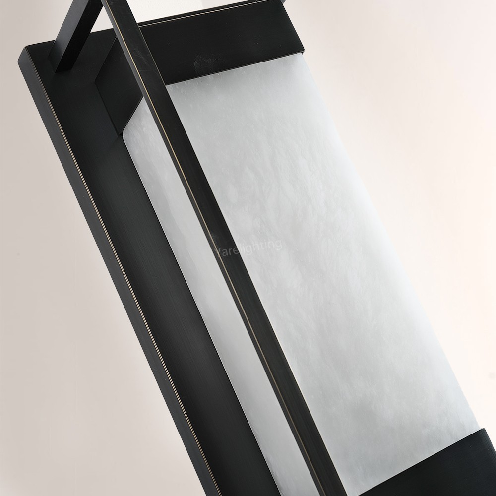 Modern Bravura Alabaster Wall Sconce 