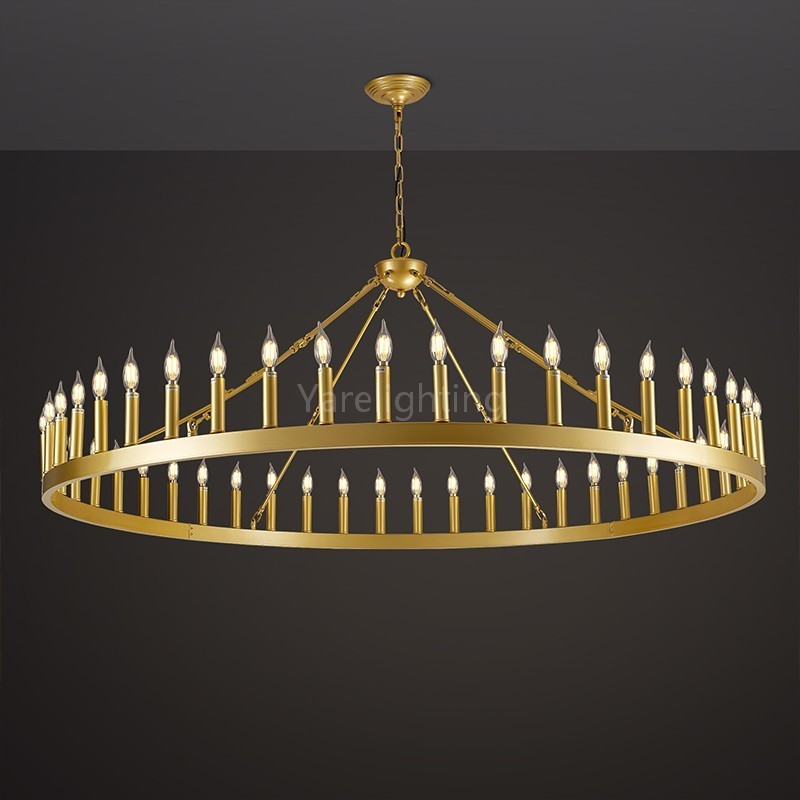 Modern Candle Chandelier 70",for Dining Room, Living Room, Bedroom and Entryway