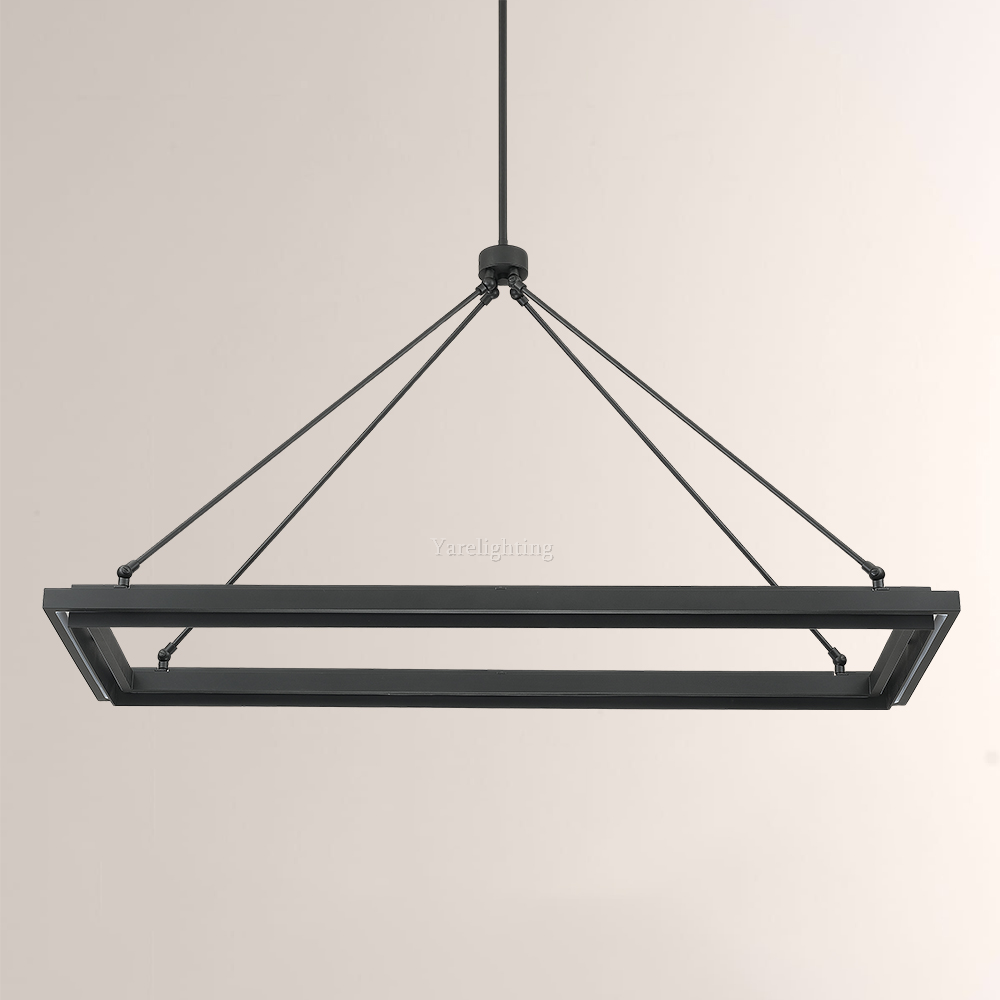 Peral Rectangular Chandelier 48"/62"