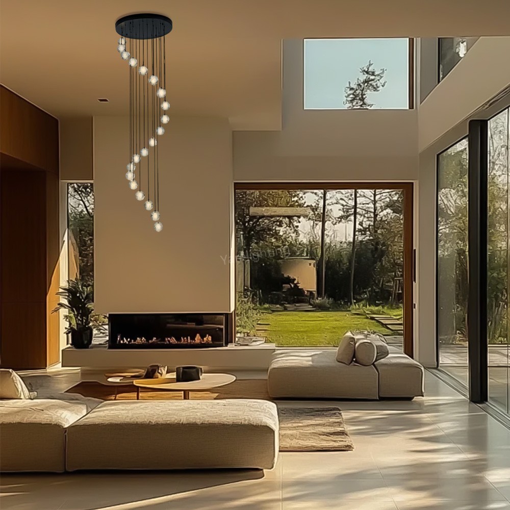 Modern Pearl Ball Ceiling Chandelier