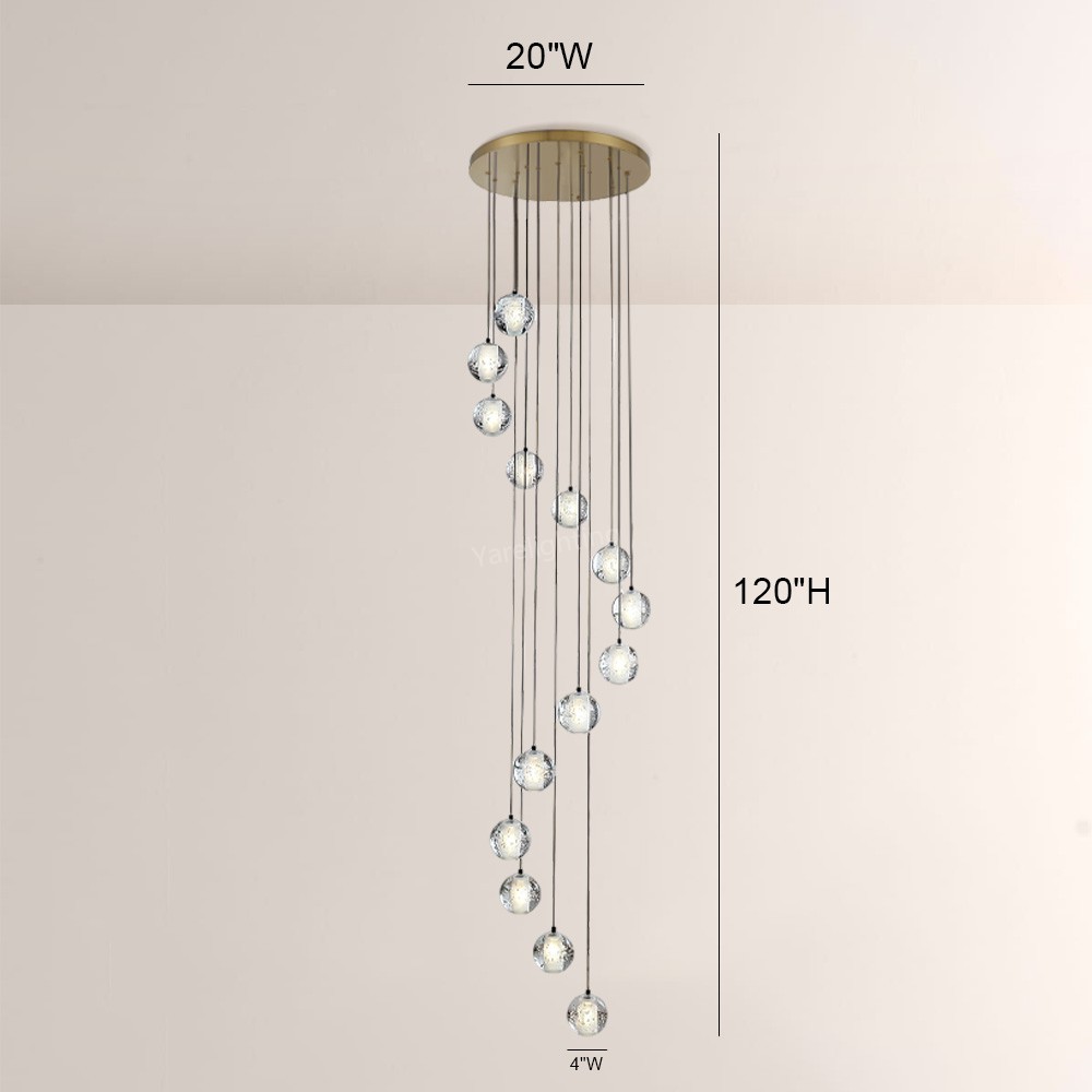 Modern Pearl Ball Ceiling Chandelier