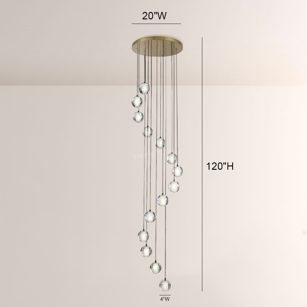 Modern Pearl Ball Ceiling Chandelier