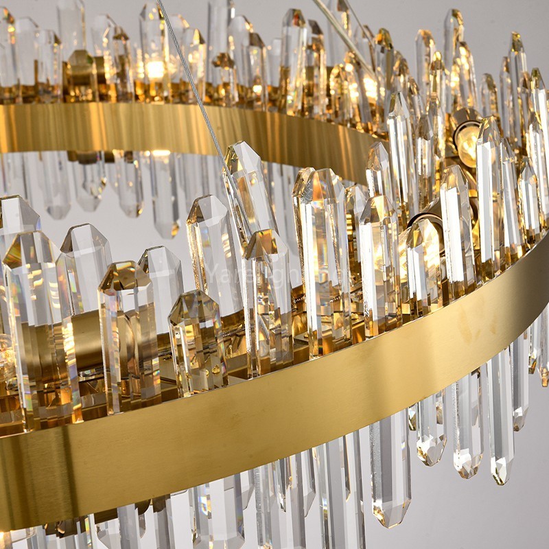 Modern Round Crystal Chandelier 40D