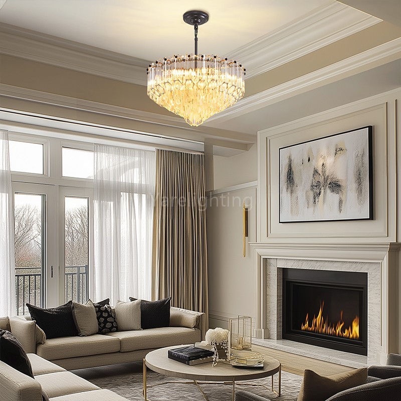 Modern Round Dining Room Chandelier 14"D