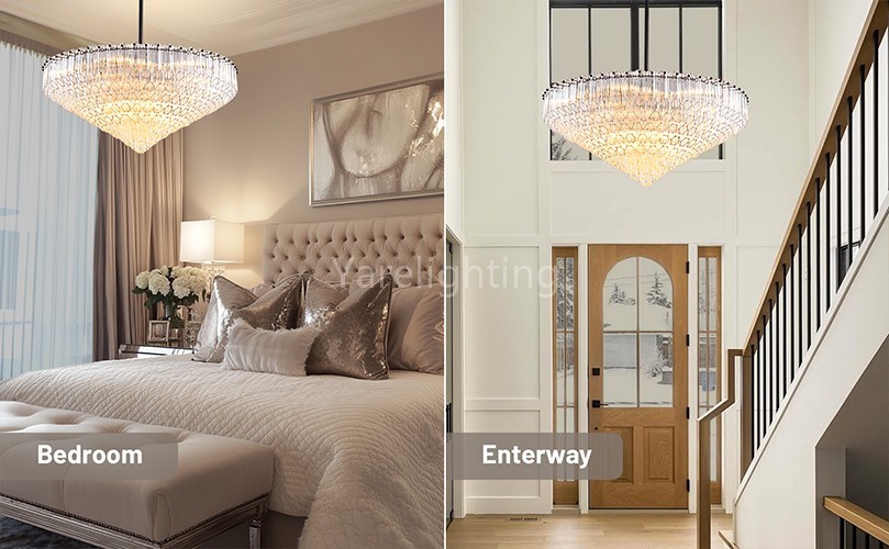 Modern Round Dining Room Chandelier 30"D