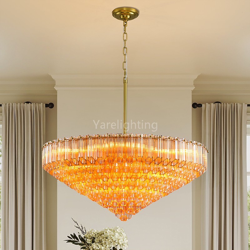 Modern Round Dining Room Chandelier 30"D