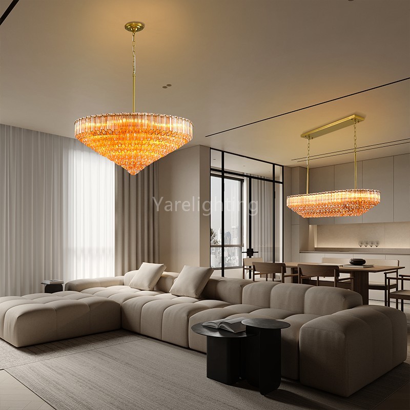 Modern Round Dining Room Chandelier 30"D