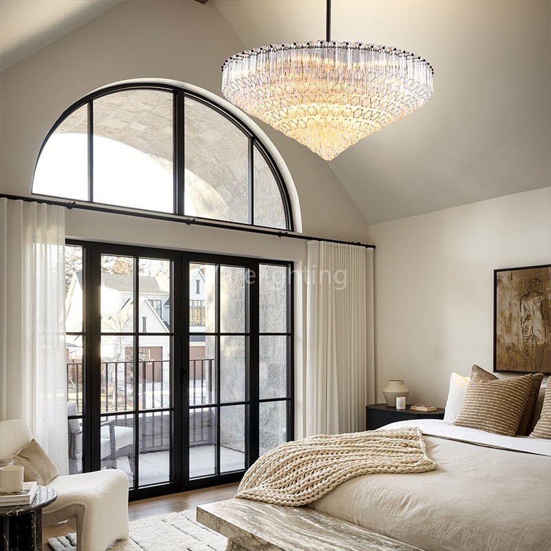 Modern Round Dining Room Chandelier 30"D