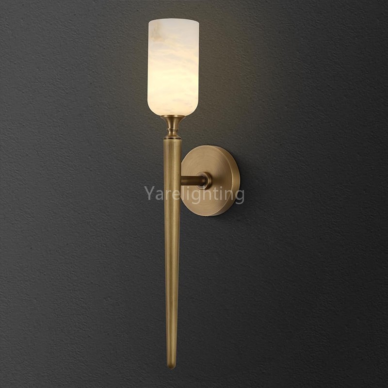 Modern Spanish Alabaster Wall Sconce,for living room,bedroom, staircase