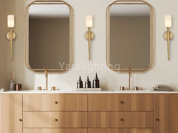 Modern Spanish Alabaster Wall Sconce