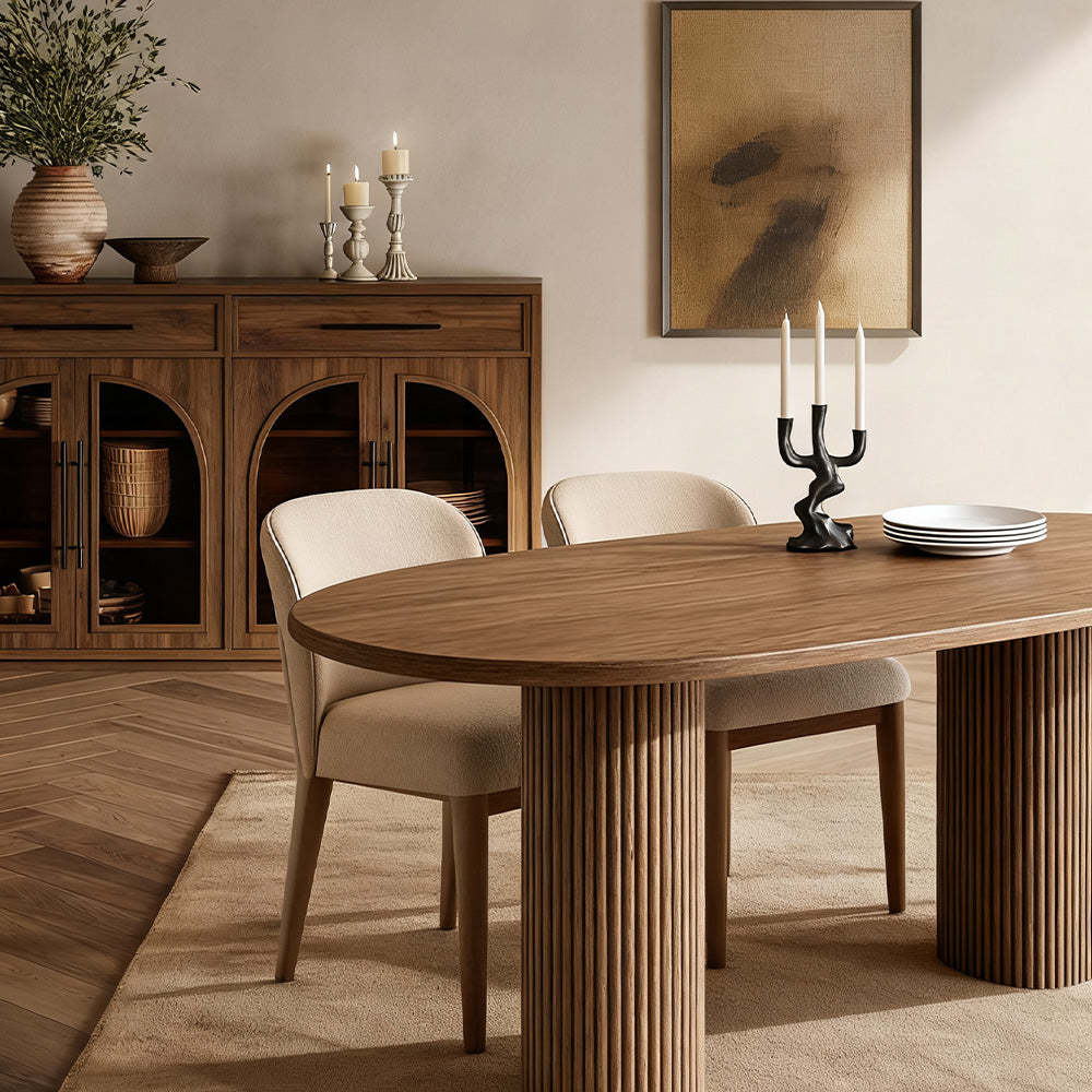 Mulho Plank Wood Console Table