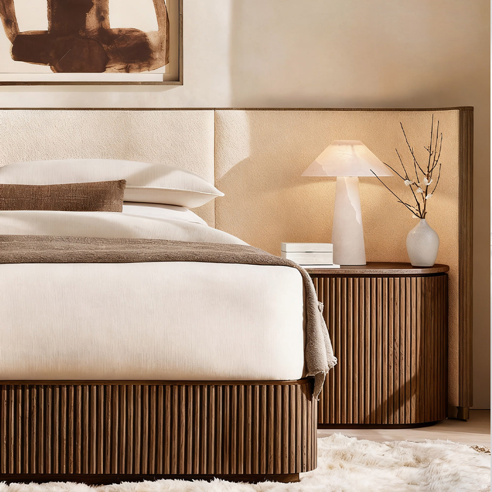 Mulho Wood Round Side Table