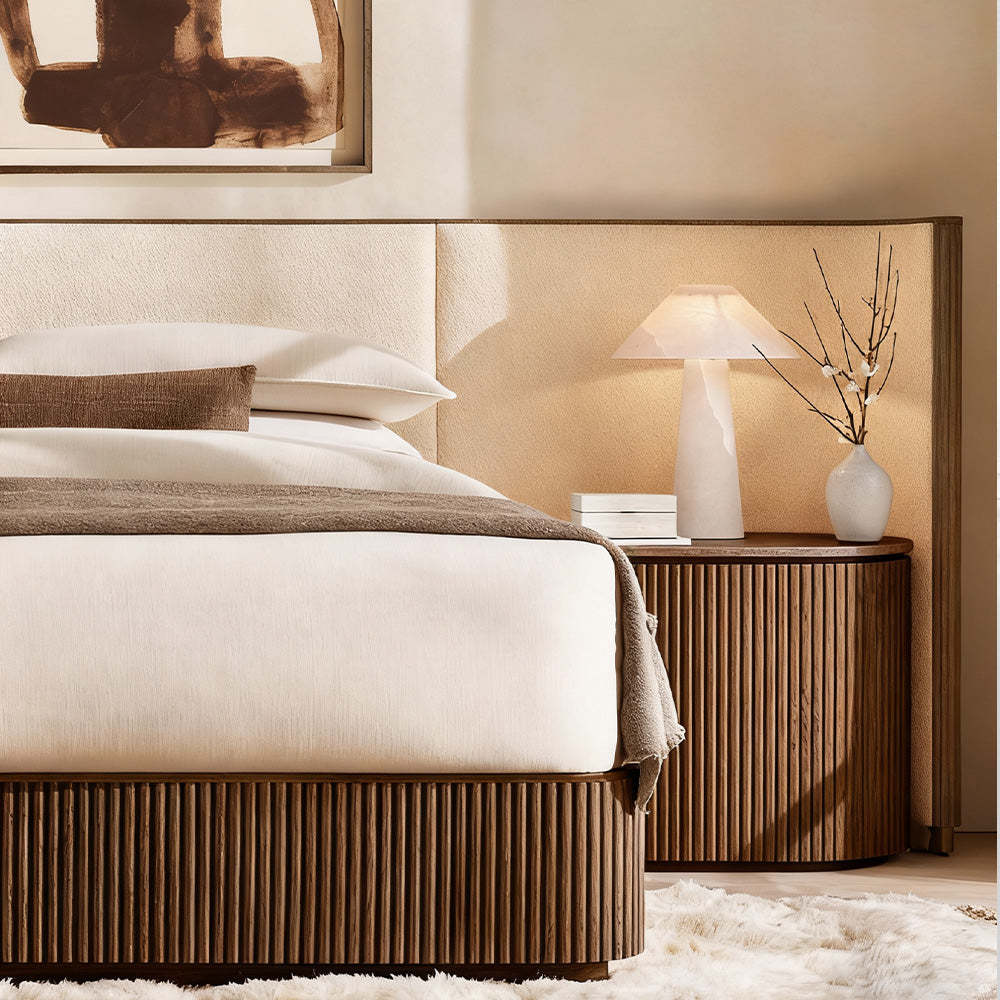 Mulho Wood Round Side Table