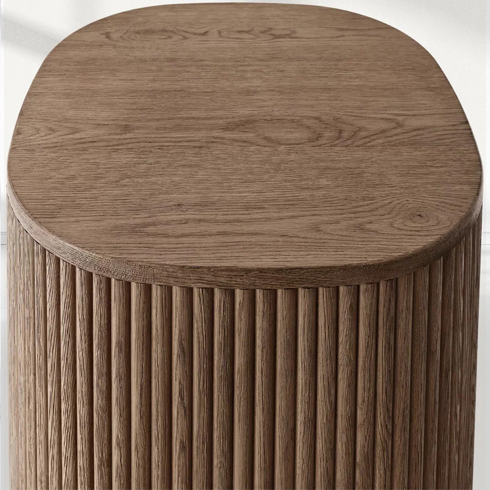 Mulho Wood Square Side Table