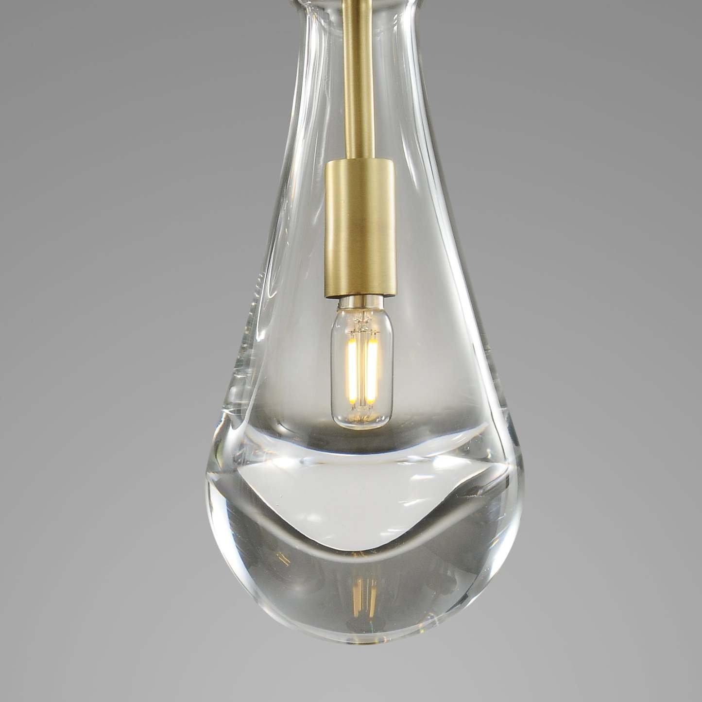 Raindrops  Rectangular Chandelier 36" cord