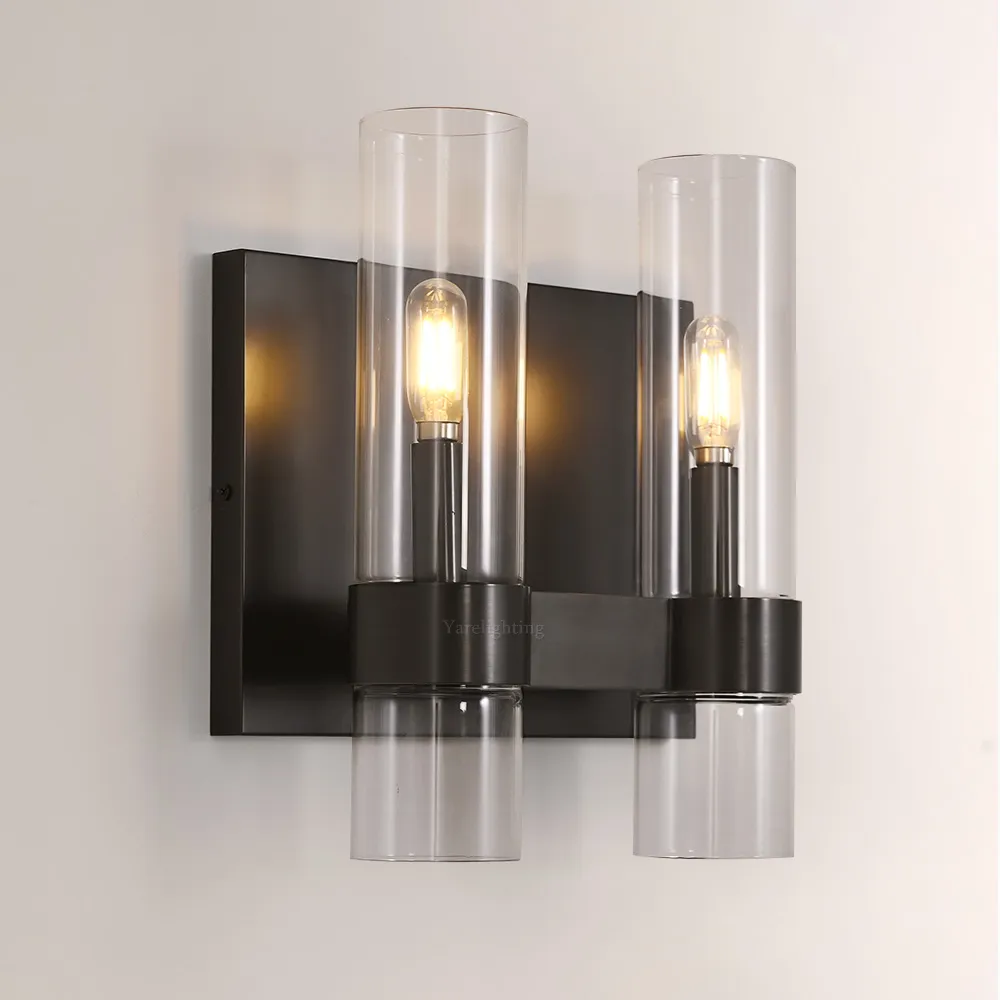 Olivia Art Blown Glass Double Wall Sconce 12"H