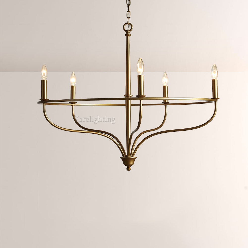Rosalind Brass Modern Chandelier,Modern Dining Room Chandelier