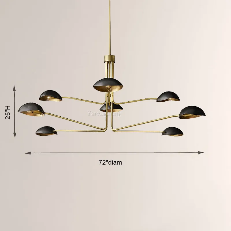 Convexo Round Chandelier 72"