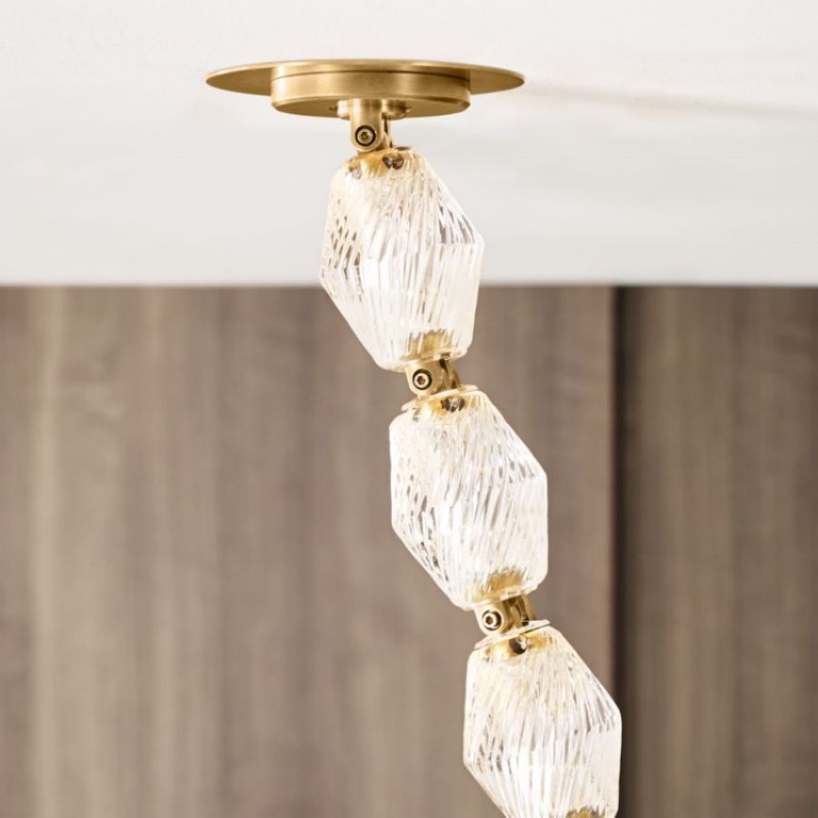 Collier Glass String Chandelier