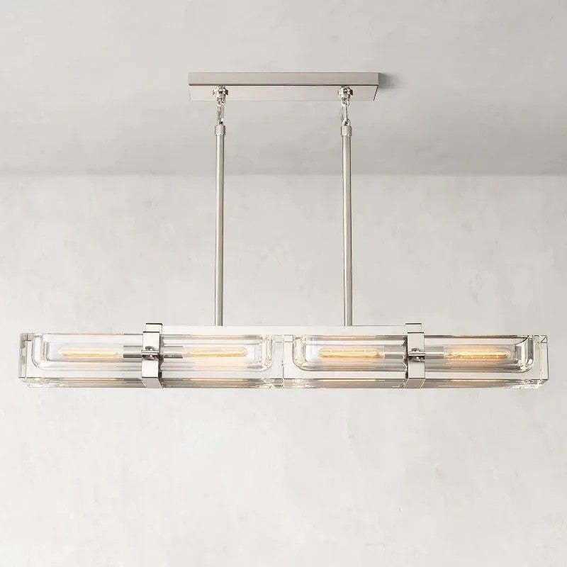 Savily Linear Chandelier,Bedroom,Dinning room,RH,Savile Chandelier