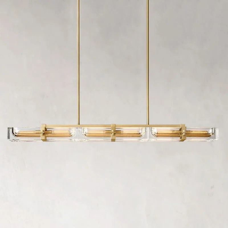 Savily Linear Chandelier,Bedroom,Dinning room,RH,Savile Chandelier