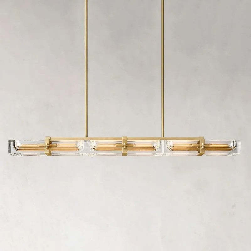 Savily Linear Chandelier,Bedroom,Dinning room,RH,Savile Chandelier