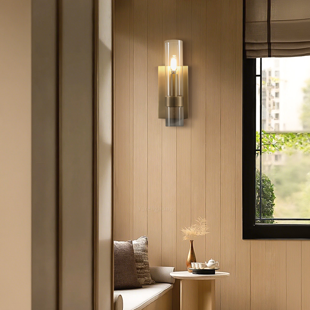 Olivia Art Blown Glass Wall Sconce 12"